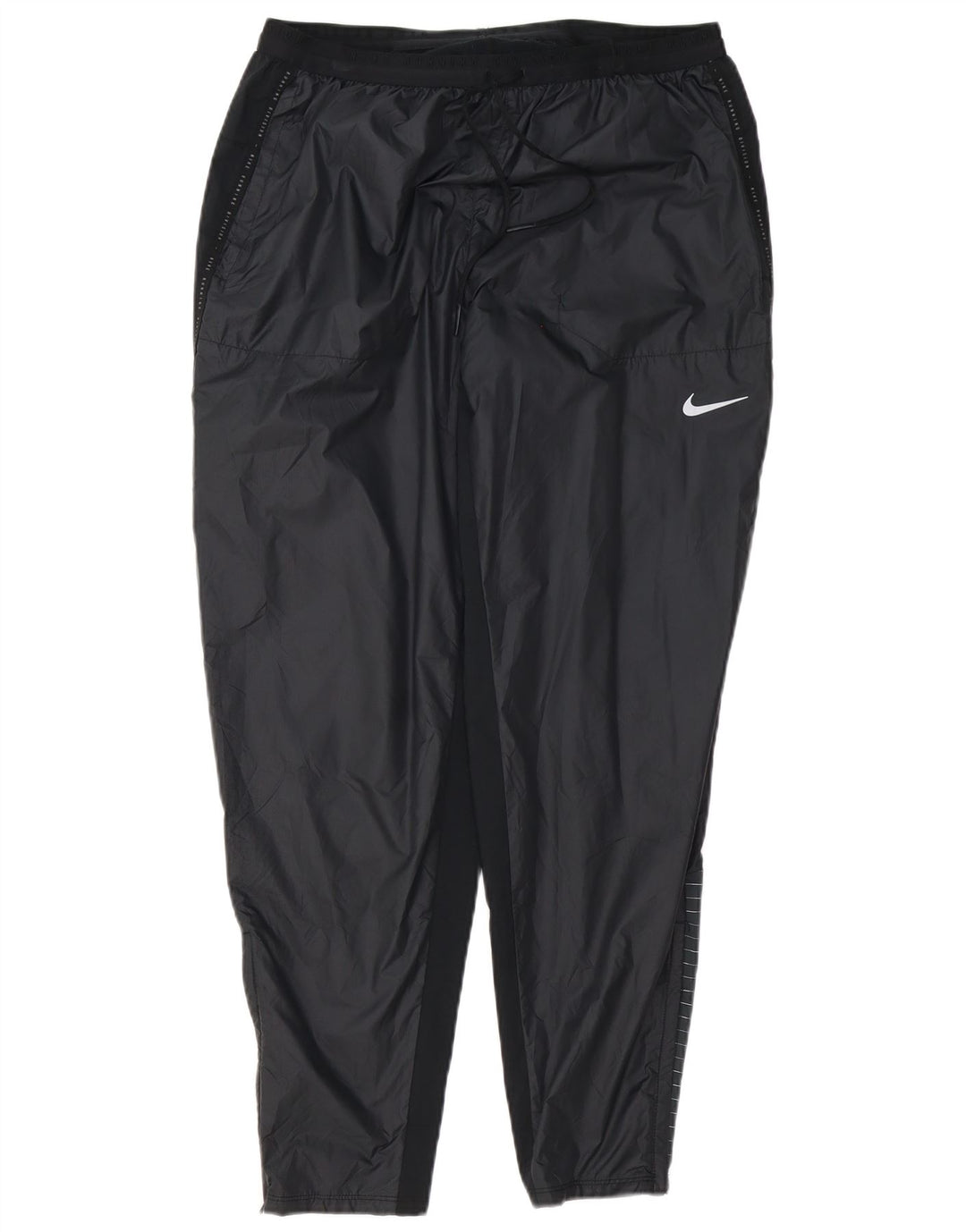 Pantaloni da tuta da uomo NIKE Storm-Fit, grandi, in poliestere color block nero