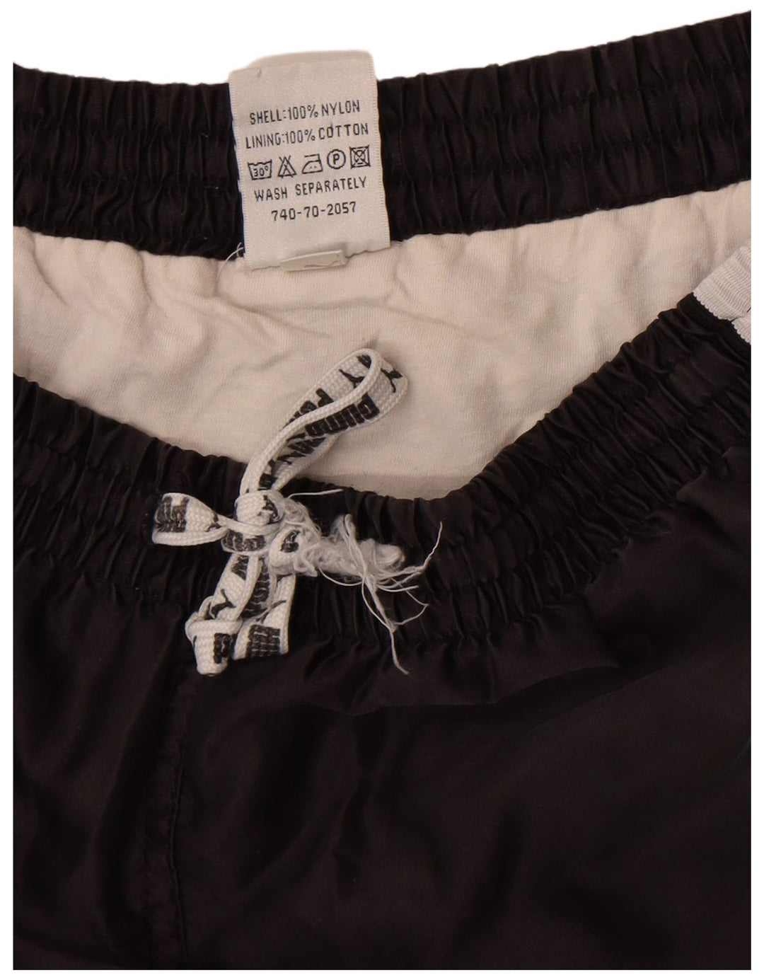 Pantaloncini sportivi grafici da uomo Puma Small in nylon color block nero
