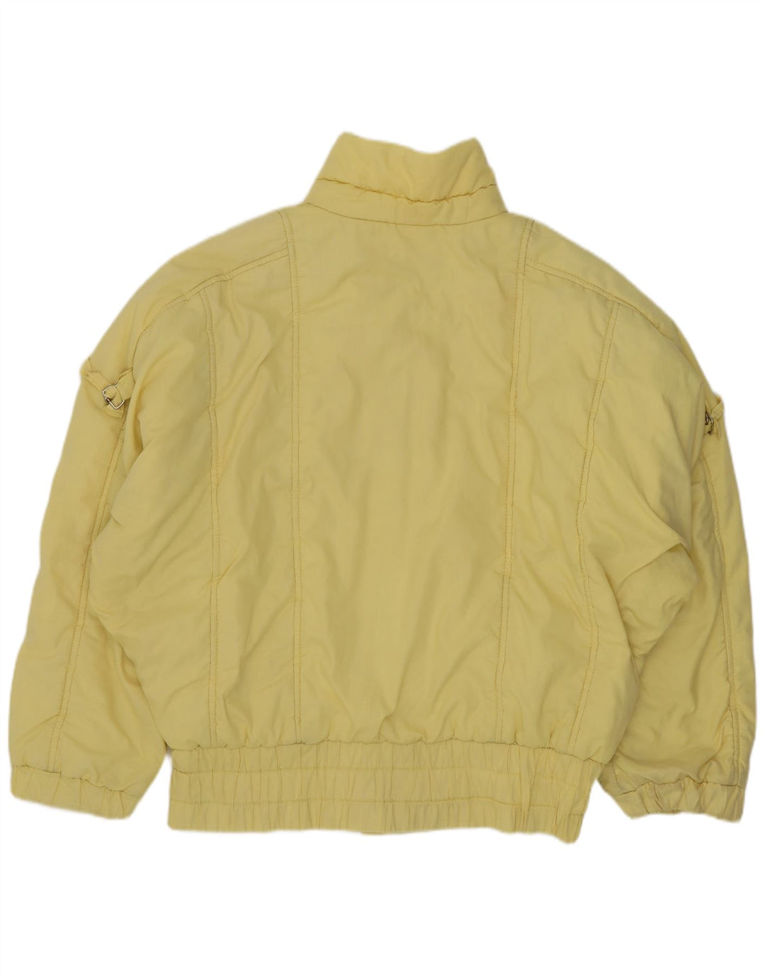 Giacca da sci vintage da donna UK 18 XL gialla
