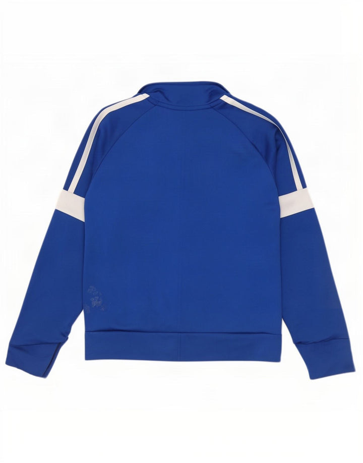 Giacca da tuta da ragazzo Adidas 5-6 anni in poliestere color block blu