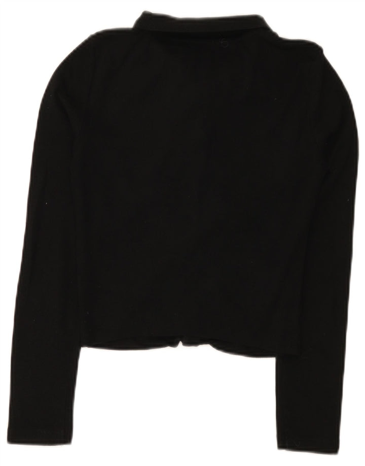 Top cardigan corto da donna Zara UK 8 piccolo nero