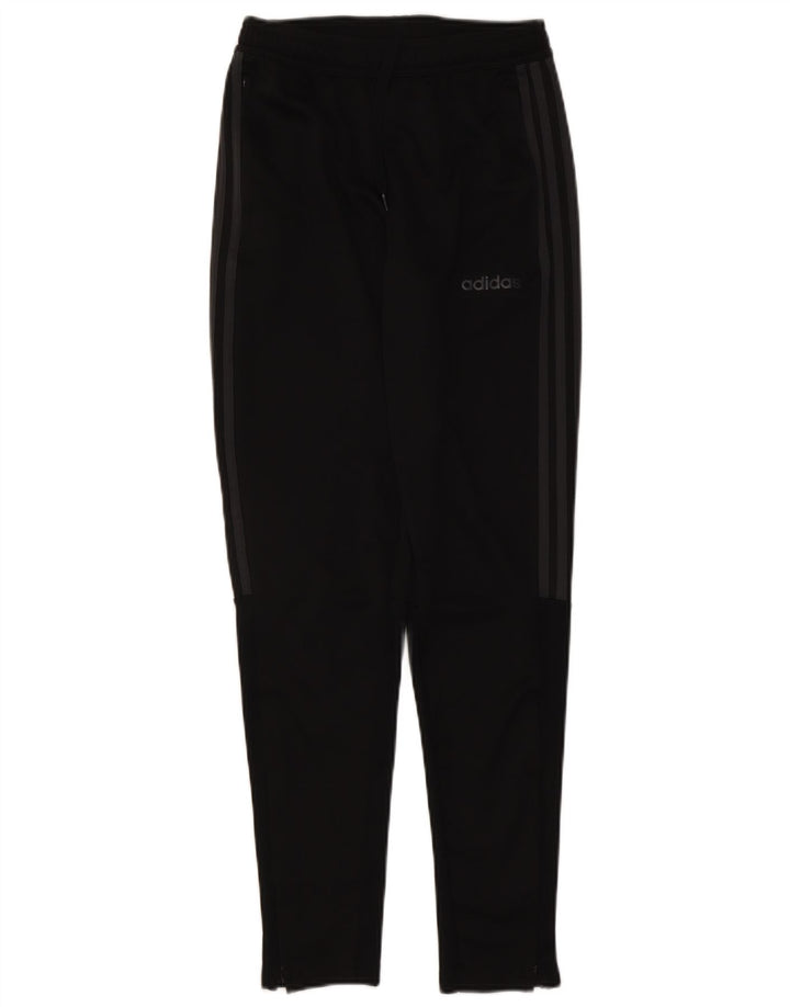 Pantaloni da tuta Adidas Climalite da uomo piccoli in poliestere nero