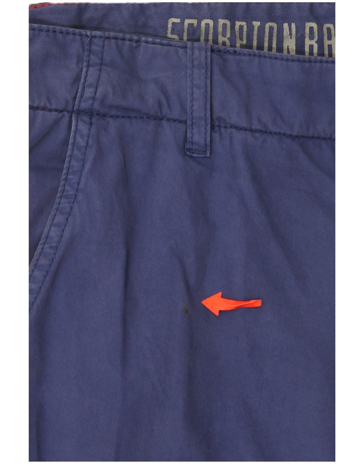 Pantaloncini cargo da uomo Scorpion Bay W32 cotone blu navy medio