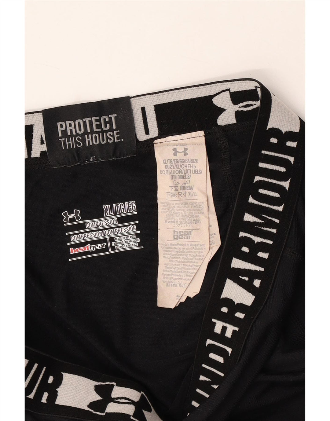 Leggings grafici UNDER ARMOUR da donna Heat Gear UK 18 XL Black Colourblock