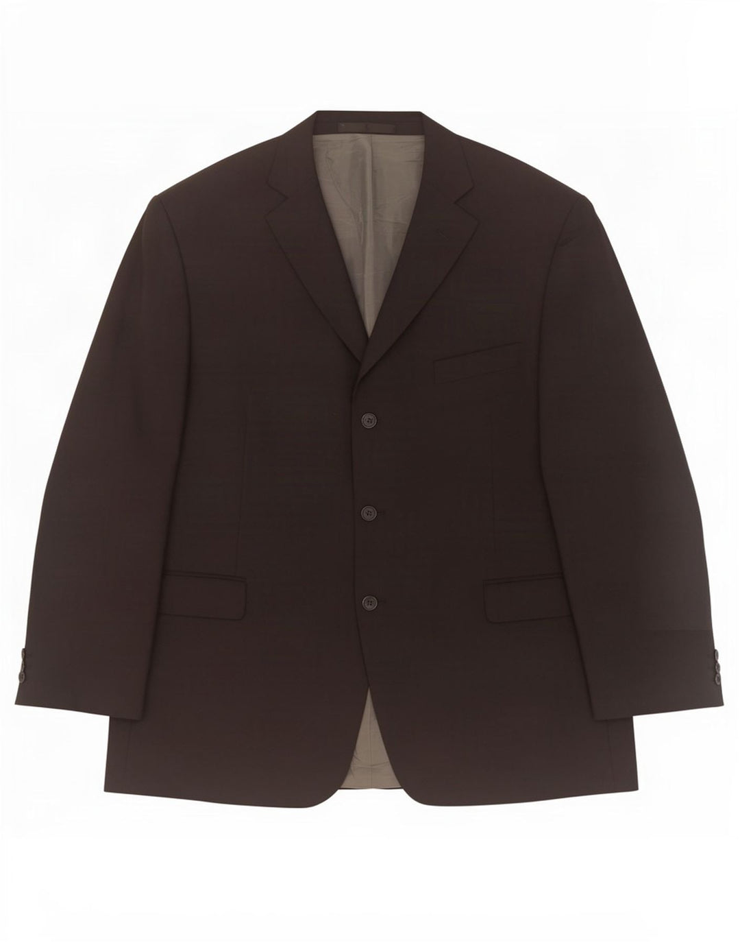 Giacca blazer a 3 bottoni Marks & Spencer da uomo UK 48 2XL poliestere nero