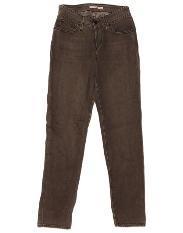 Jeans skinny Levi's 511 Curvy da donna W27 L30 cotone grigio