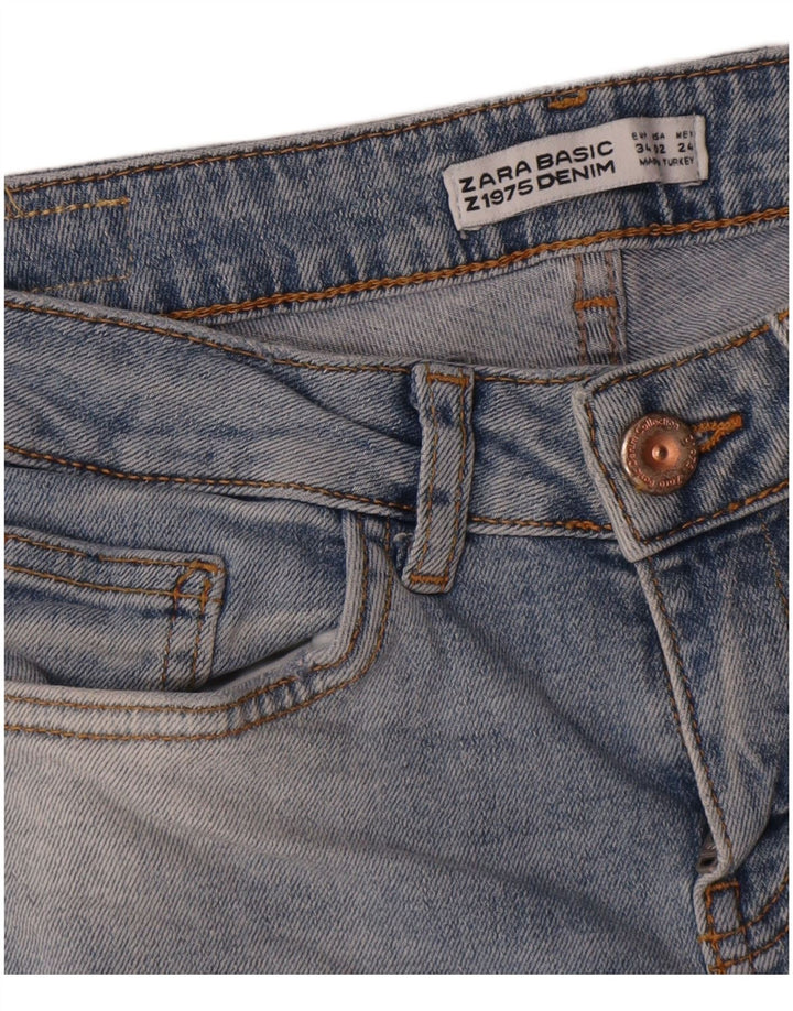 Zara Womens Slim Jeans EU 34 2XS W24 L26 Blue