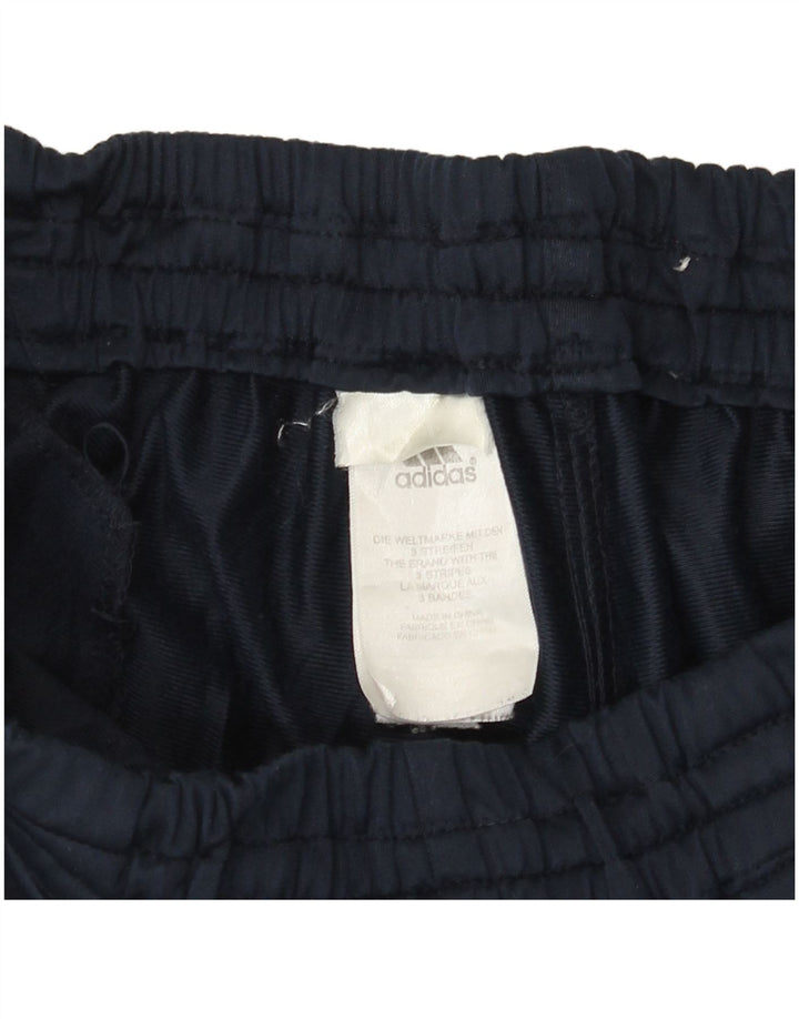 Pantaloni da tuta da uomo ADIDAS medio poliestere blu navy
