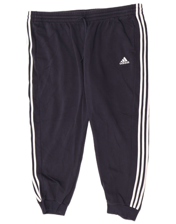 Pantaloni da tuta da uomo Adidas Joggers 4XL cotone blu navy