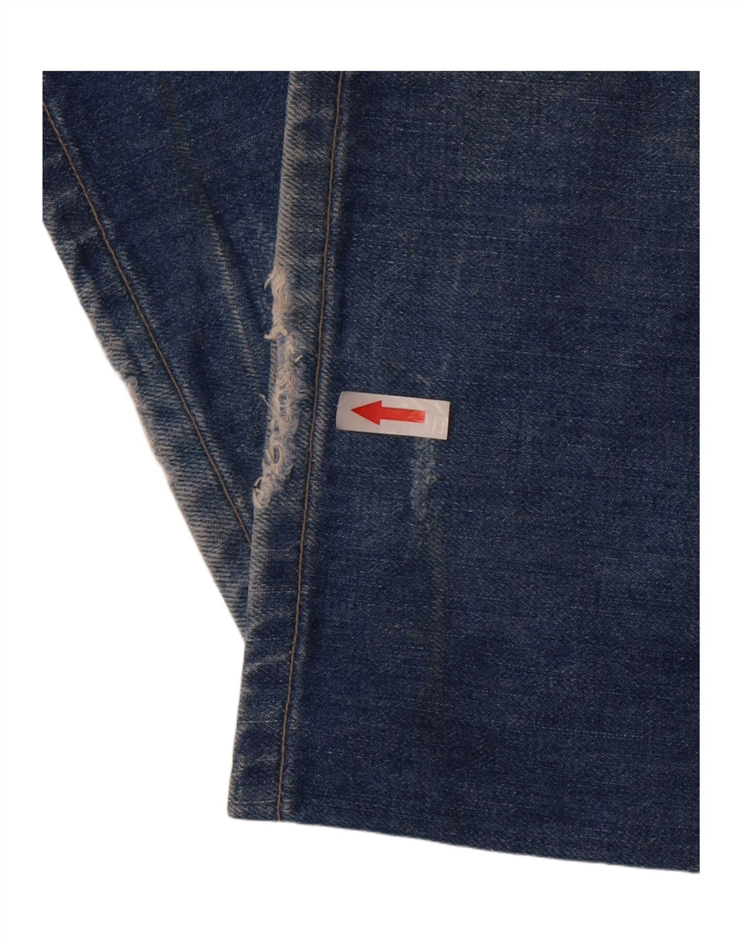 Jeans dritti da uomo Diesel W31 L30 in cotone blu