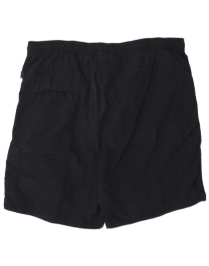 Pantaloncini sportivi Adidas da uomo grandi neri in poliammide