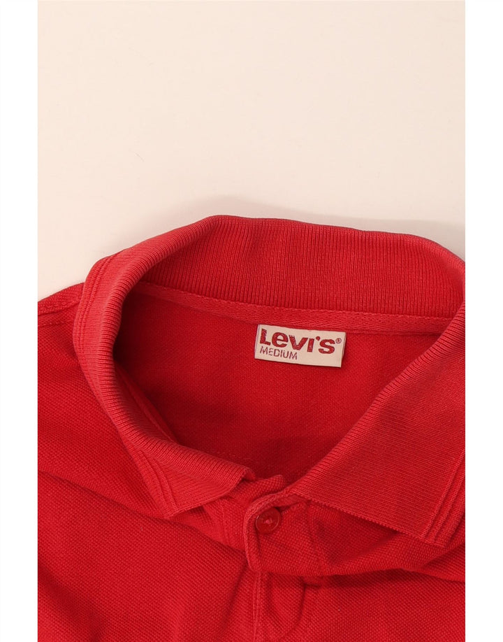 Polo Levi's da uomo di colore rosso medio