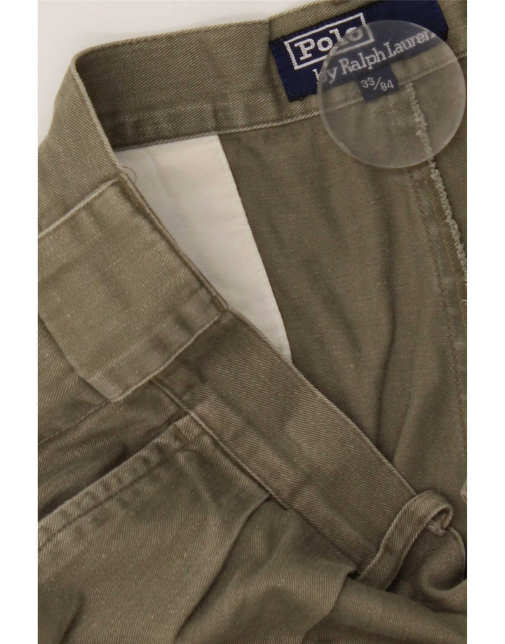 Pantaloncini chino da uomo Ralph Lauren W33 medio kaki