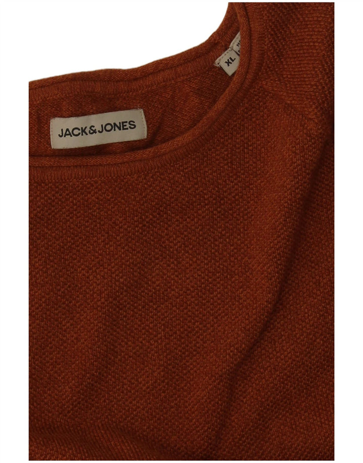Jack & Jones Maglione da uomo con scollo a barca XL Marrone