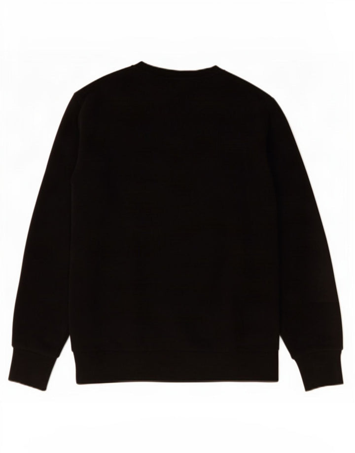 Felpa da uomo Superdry Maglione grande cotone nero
