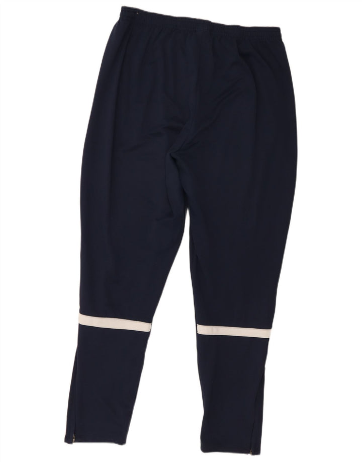 Pantaloni da tuta Nike Dri Fit da uomo, grandi, in poliestere blu navy