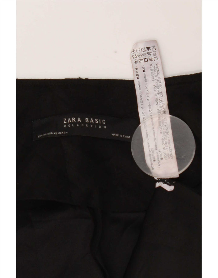 Giacca blazer aperta oversize con maniche a 3/4 Zara da donna UK 6 XS poliestere nero
