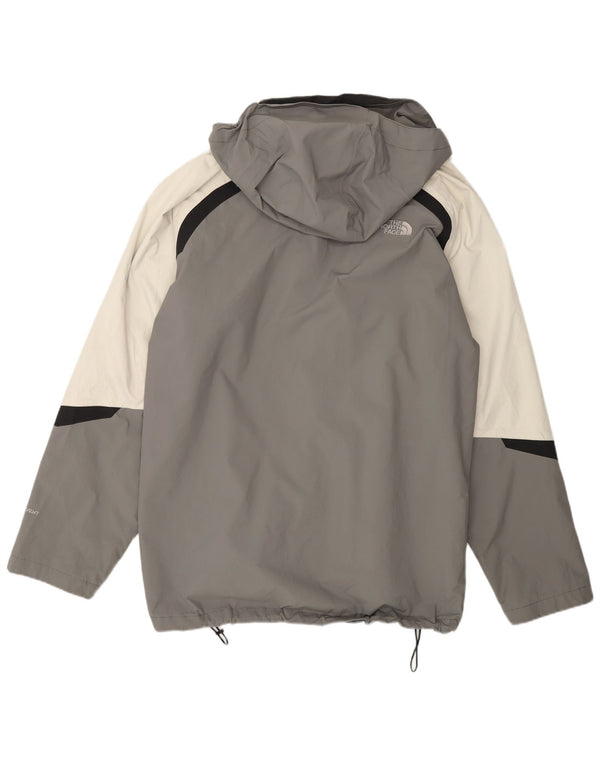 Giacca antipioggia da uomo con cappuccio The North Face UK 42 XL Nylon color block grigio