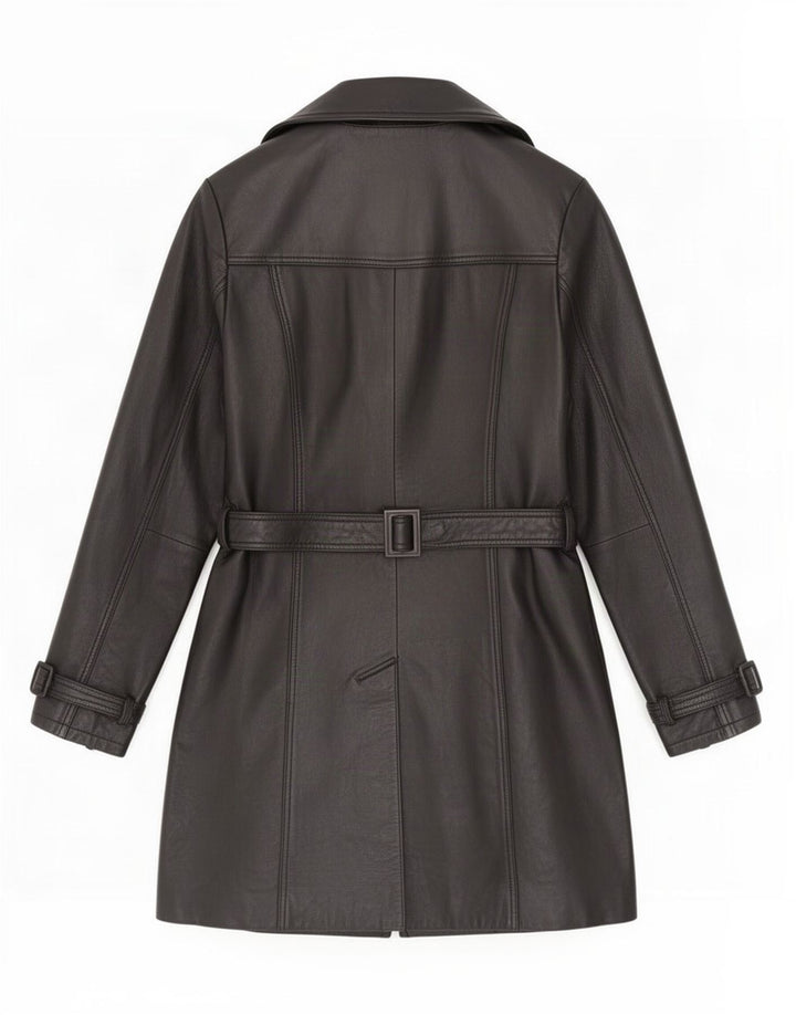 Cappotto In Pelle Donna Conbipel IT 48 XL Nero