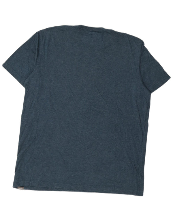 T-shirt da uomo EDDIE BAUER Top XL in cotone blu