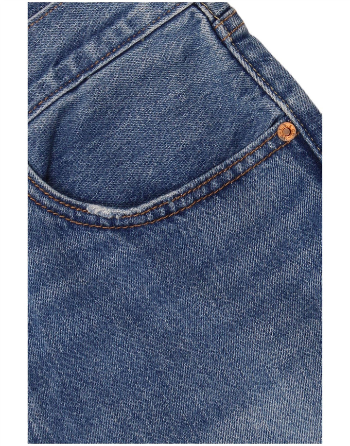 Mini gonna di jeans da donna Levi's W31 in cotone blu medio