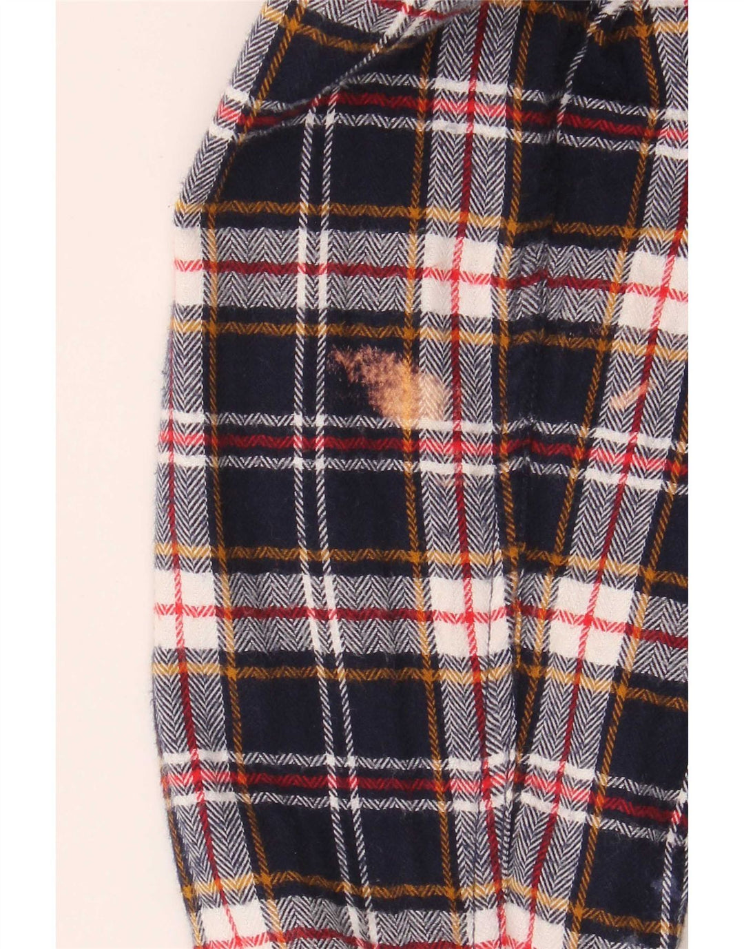 Camicia da uomo in flanella vestibilità regolare Superdry XL in cotone a quadri blu navy