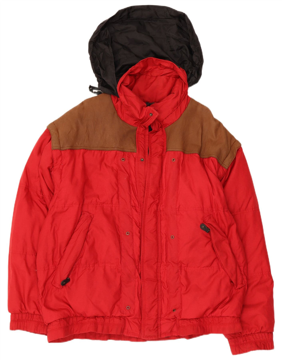Giacca imbottita da uomo Daniel Hechter IT 52 XL Rosso Colourblock Poliammide
