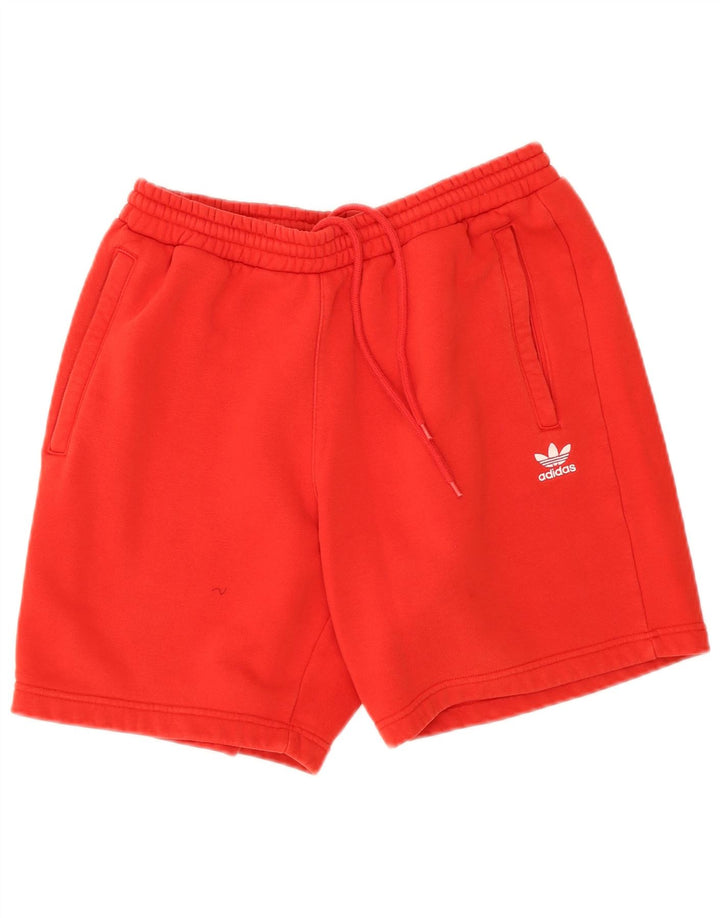 Pantaloncini sportivi Adidas da uomo di grandi dimensioni in cotone rosso