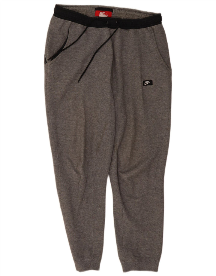 NIKE Pantaloni da tuta da uomo Joggers in cotone grigio medio