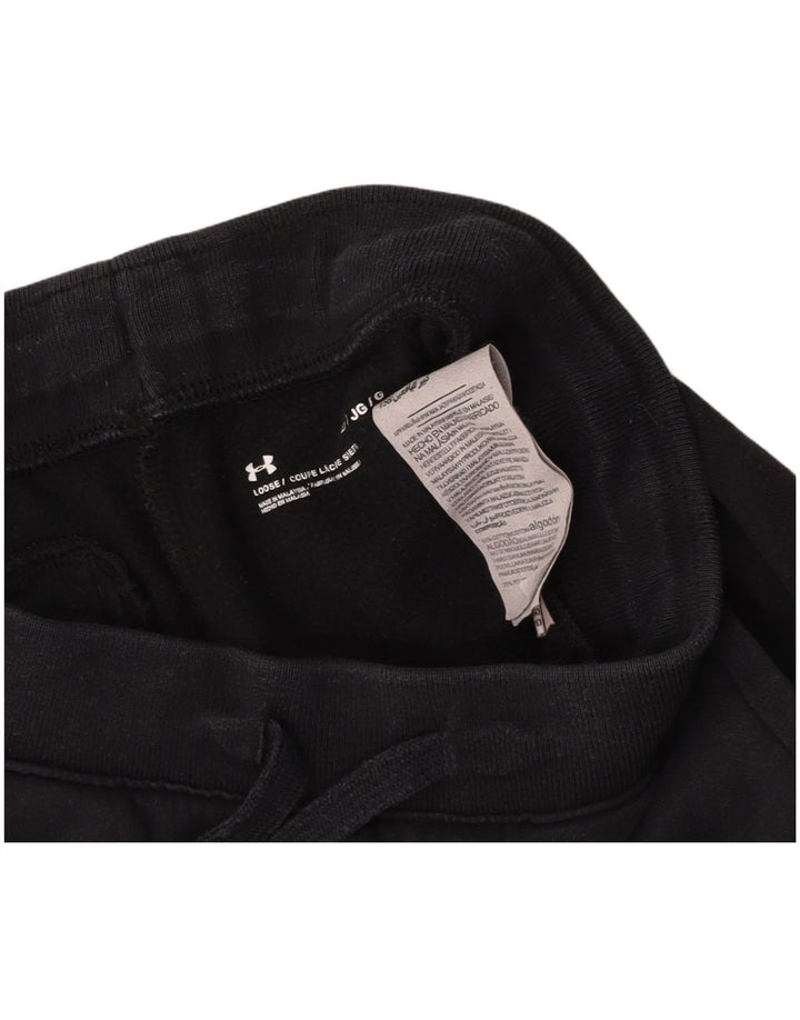 Pantaloncini sportivi UNDER ARMOUR per ragazzi 11-12 anni Large in cotone nero