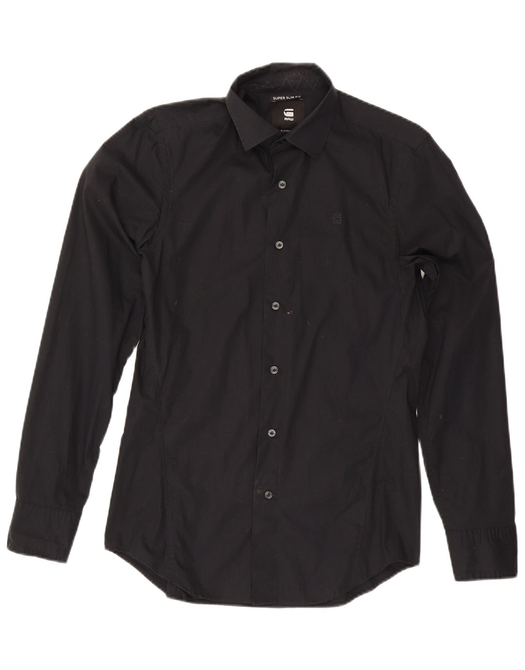Camicia slim fit da uomo G-STAR piccola nera