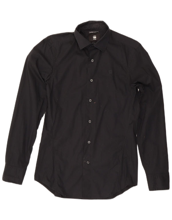 Camicia slim fit da uomo G-STAR piccola nera