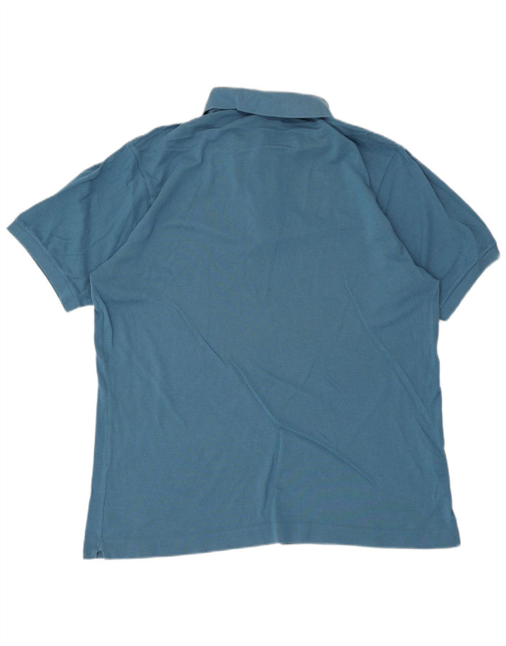 Polo da uomo Lacoste taglia 6 XL in cotone blu