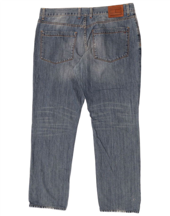 Jeans dritti da uomo Tommy Hilfiger W40 L31 cotone blu