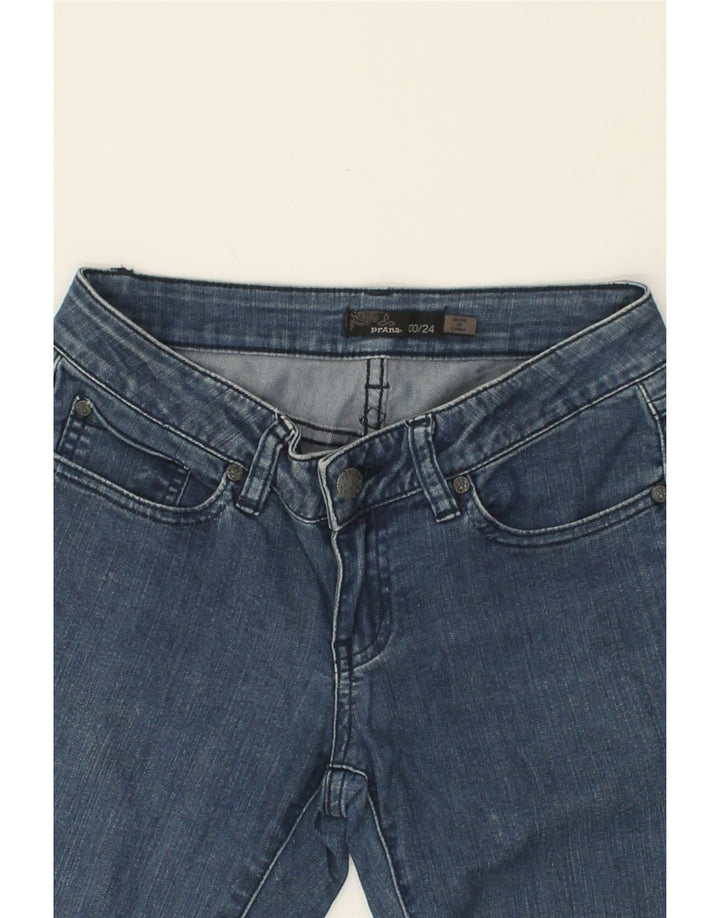 PRANA Womens Slim Jeans W24 L26 Blue Vintage Prana and Second-Hand Prana from Messina Hembry 