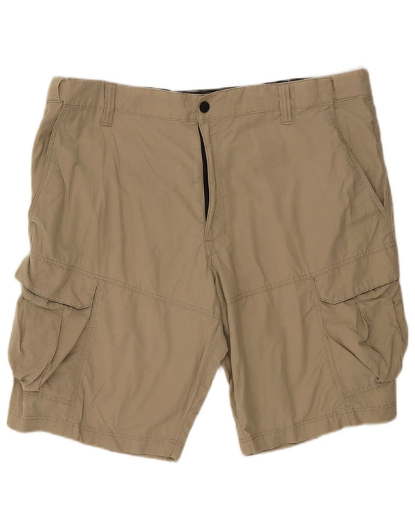 Pantaloncini cargo da uomo Marks & Spencer W40 XL in cotone beige