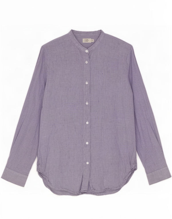 Camicia da donna Dack UK 14 gessato blu medio