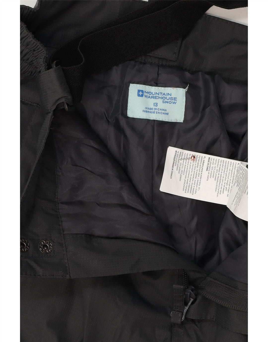 MOUNTAIN WAREHOUSE Pantaloni da sci per ragazzi 12-13 anni Poliestere grigio