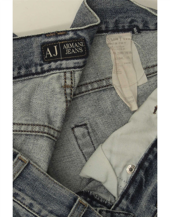 Jeans dritti da uomo Armani W36 L29 cotone blu
