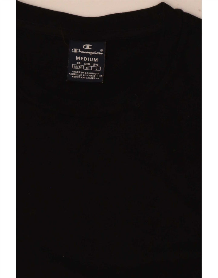 T-shirt grafica da uomo Champion Top color block nero medio