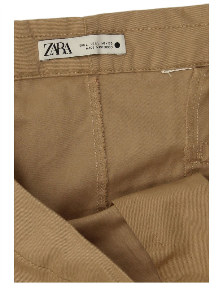 Pantaloni chino dritti da uomo Zara W36 L30 Beige