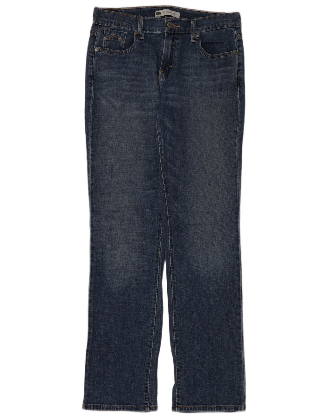 Levi's Donna 505 Jeans dritti US 6 Medio W28 L32 Cotone blu navy