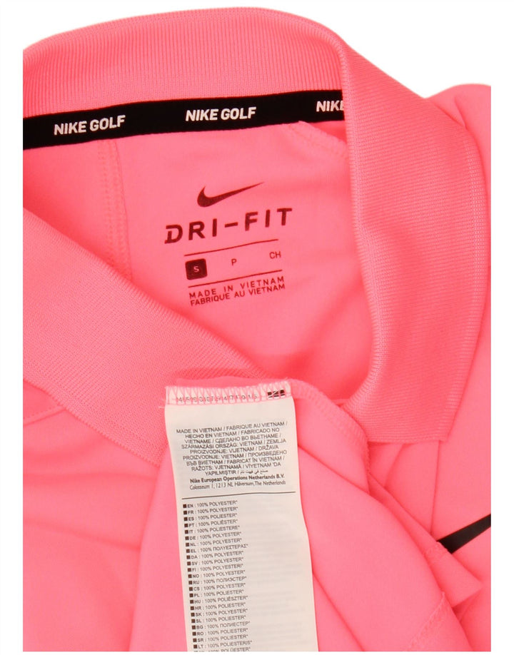 Polo Nike da uomo Dri Fit piccola rosa in poliestere