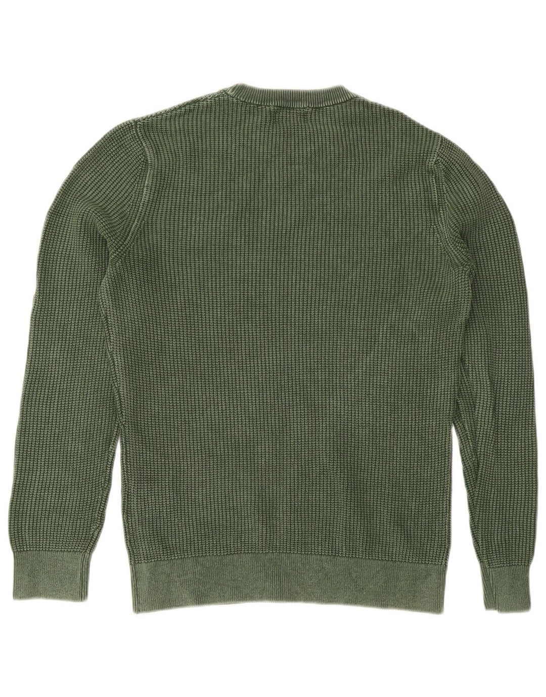 Maglione maglione girocollo da uomo Superdry in cotone verde medio
