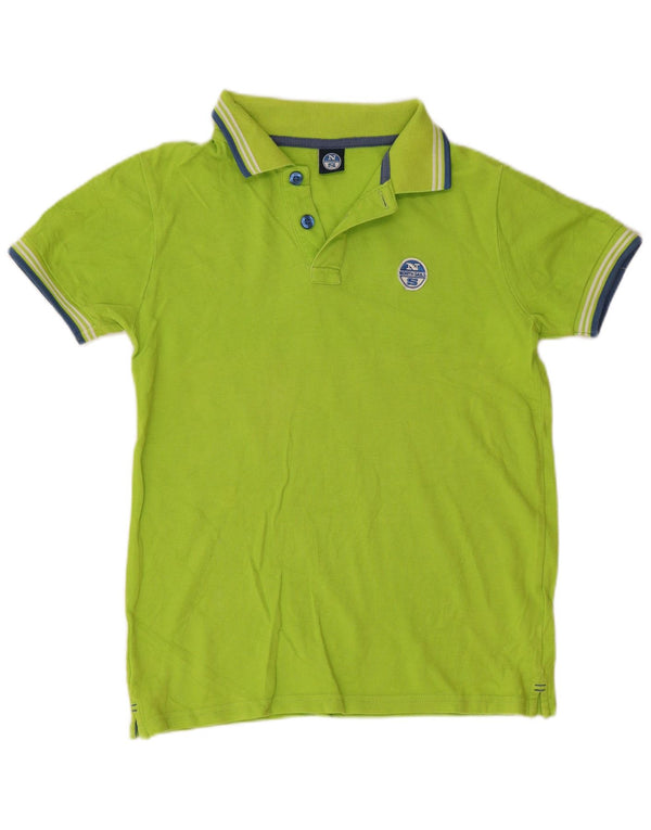 Polo North Sails da bambino 11-12 anni in cotone verde