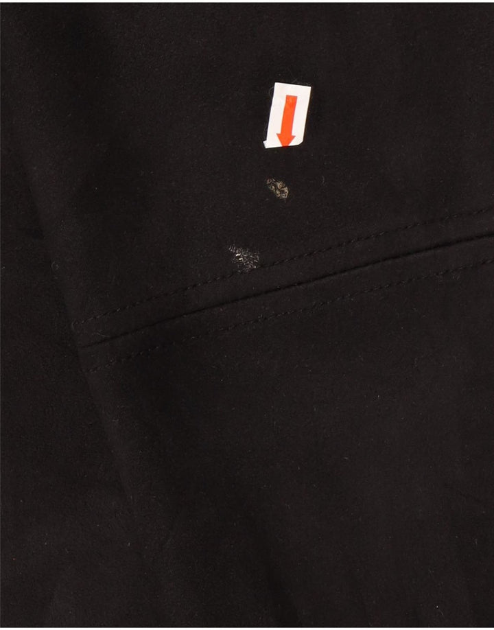 ZARA Womens Overcoat UK 14 Medium Black