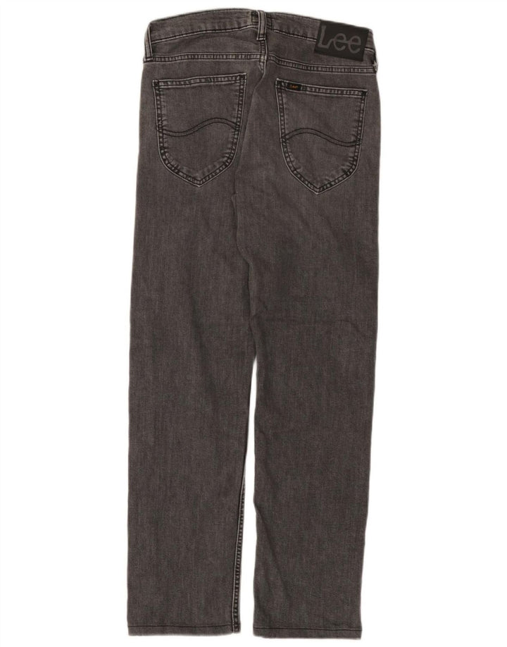 Jeans dritti da uomo Lee Daren Zip Fly W28 L28 cotone grigio