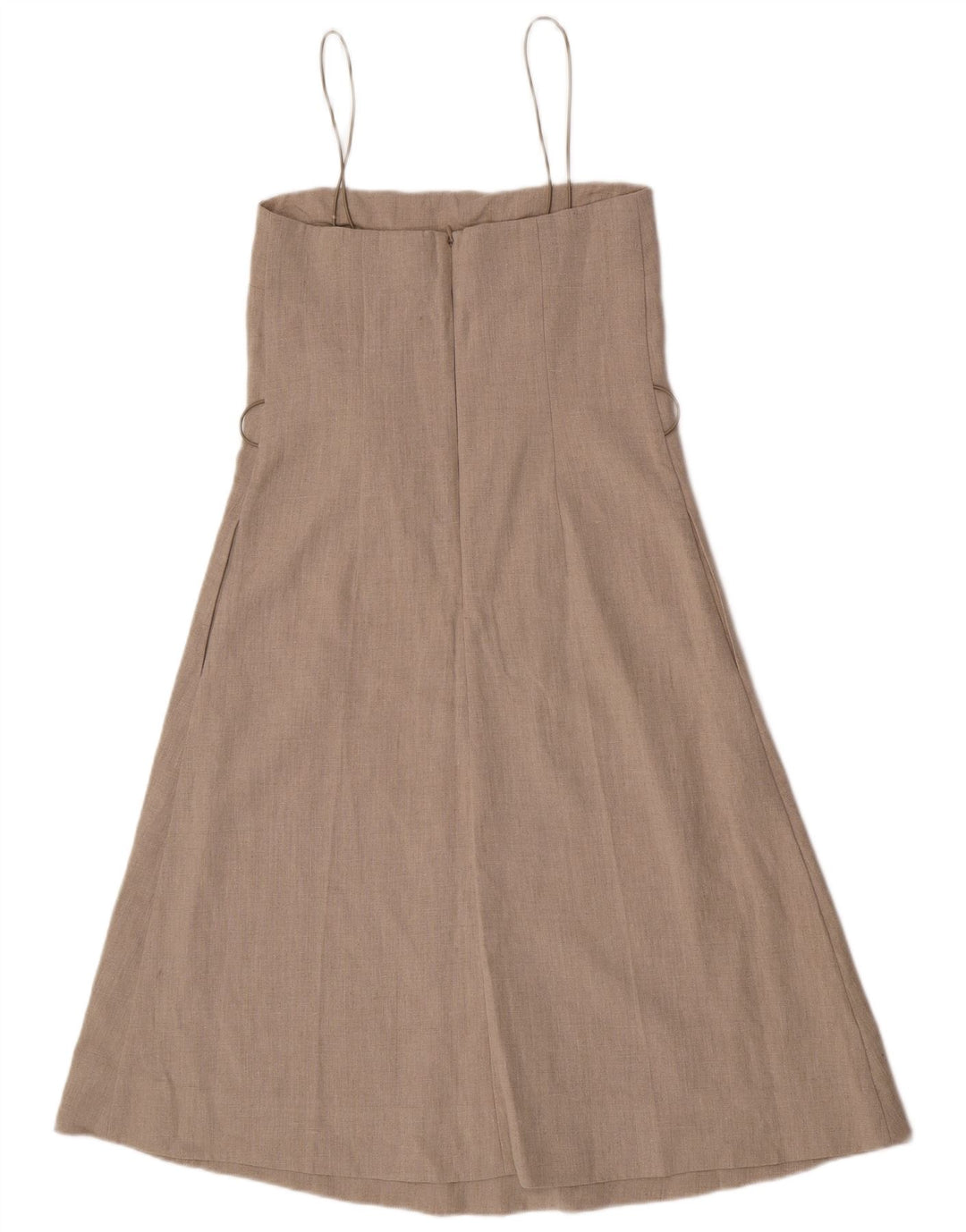 Abito sottoveste asimmetrico da donna Cos EU 36 piccolo lino beige