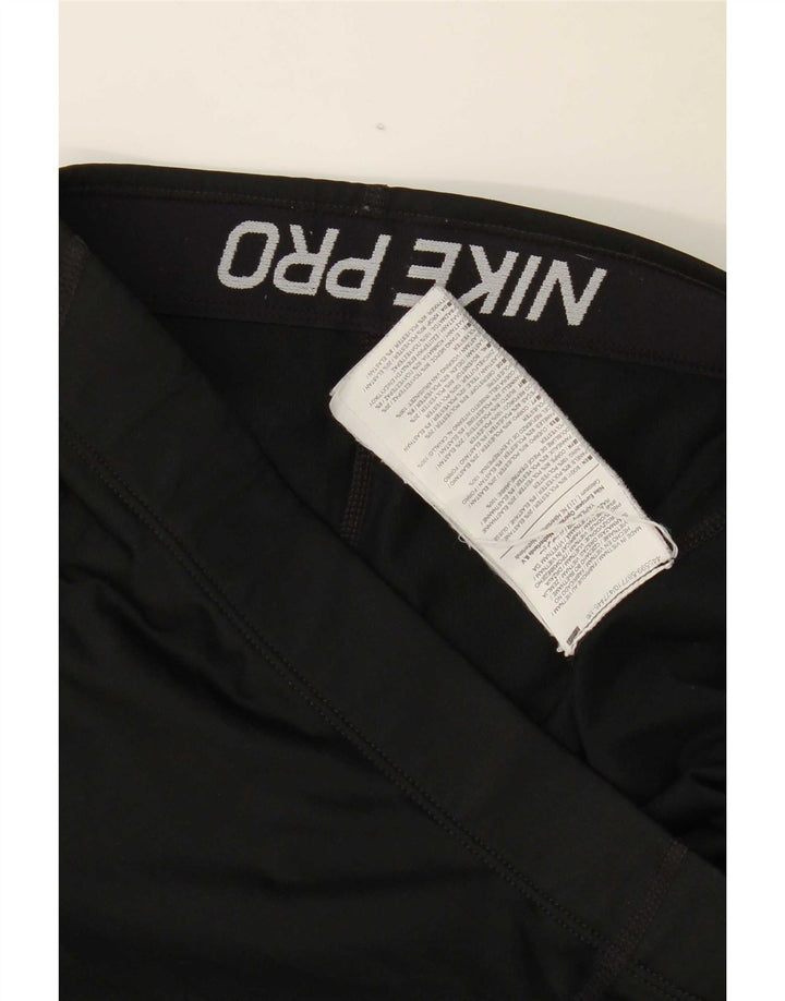 Leggings grafici da donna Nike UK 12 medio nero poliestere