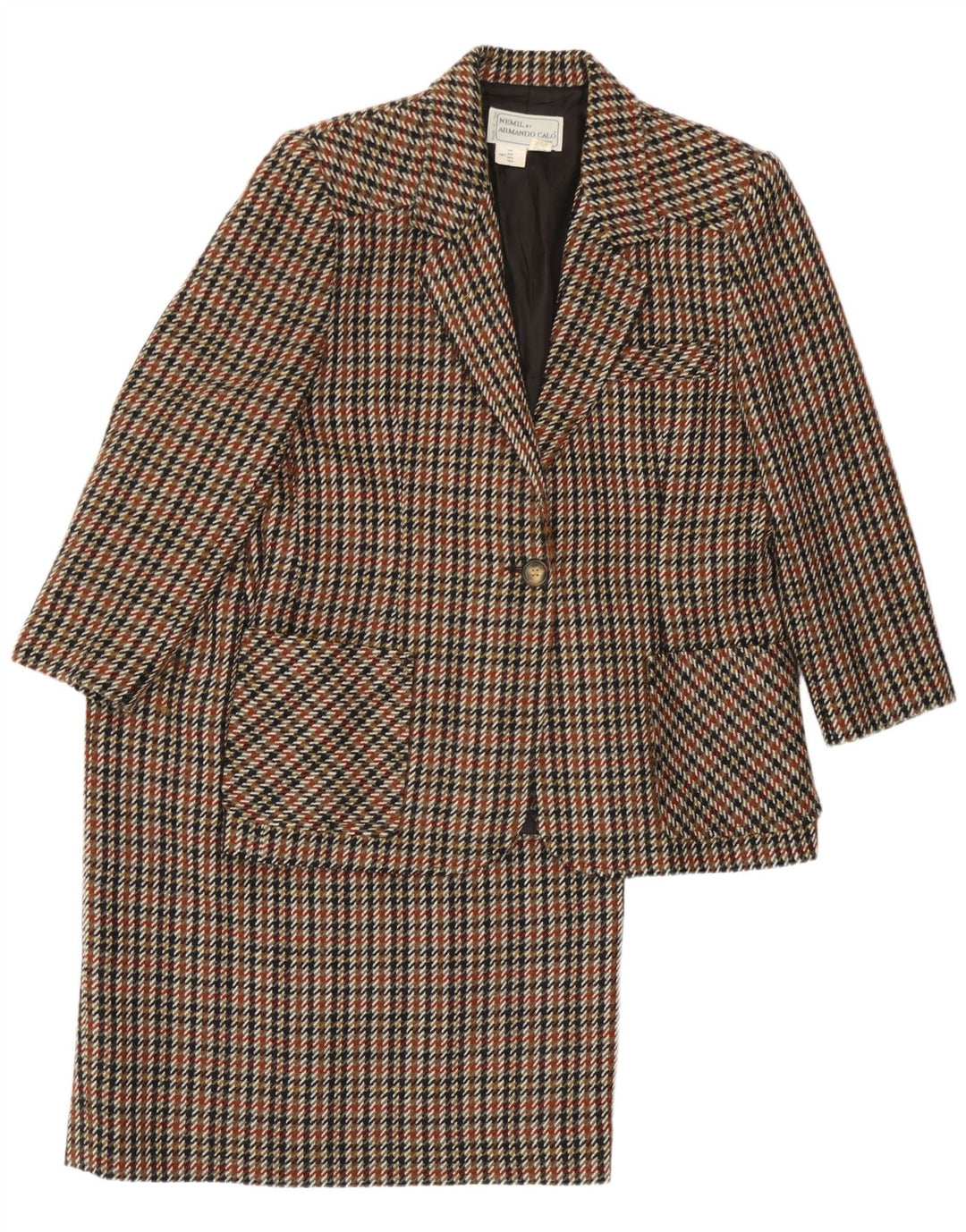 Set gonna 2 pezzi da donna Armando Calo UK 14 medio W30 multicolore